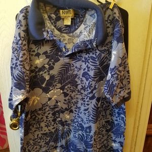 Men's Polo shirt NWT Naturals NORTHWEST TERRITORIES Size Large PRELOVED